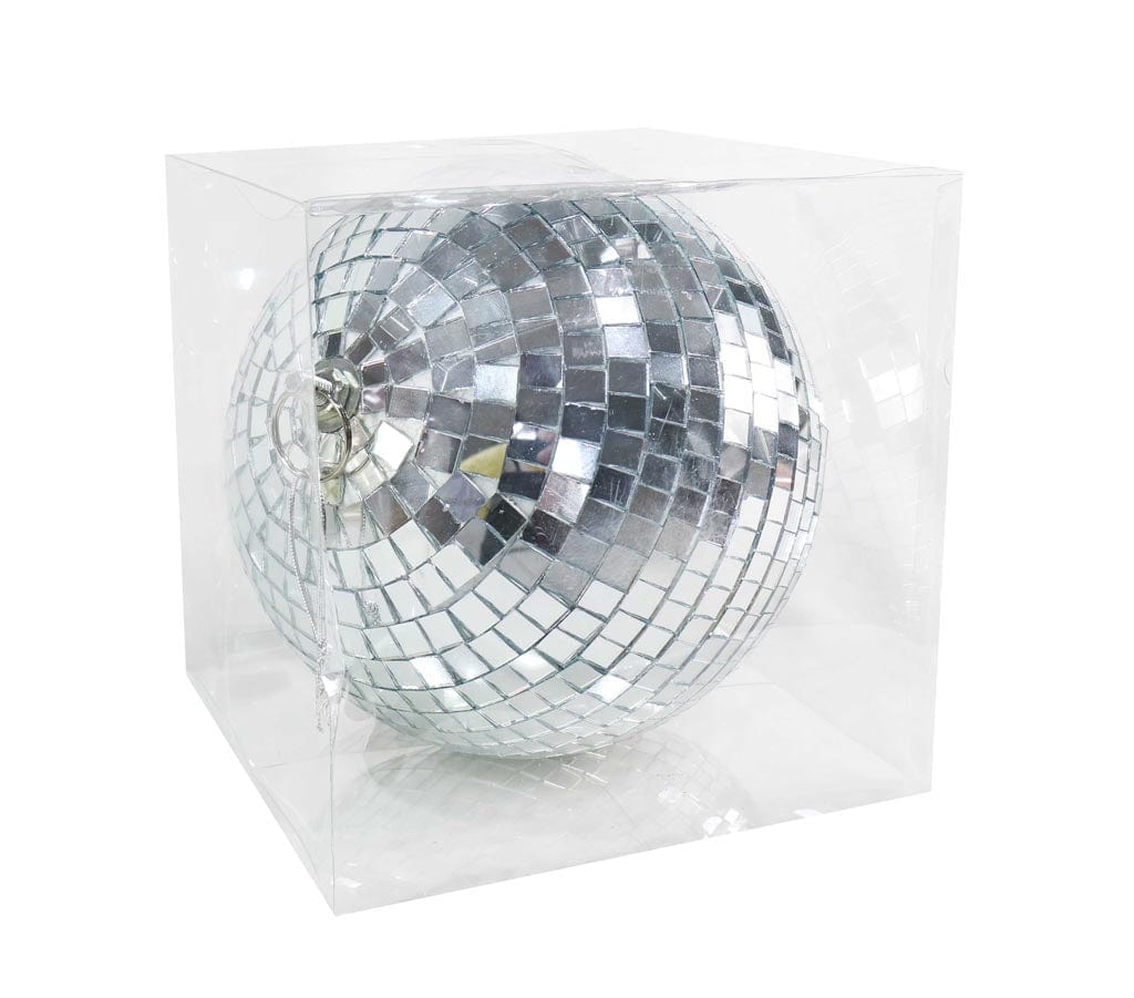 Silver Mirror Bauble (20cm) - View 2