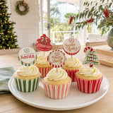 Festive Cupcake Kit styled in an Australian Christmas setting