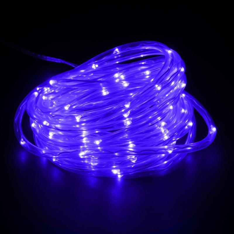 100 LED Blue Solar Rope Light (7m)