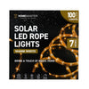 100 LED Warm White Solar Rope Light (7m)