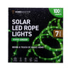 100 LED Green Solar Rope Light (7m)
