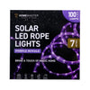 100 LED Purple Solar Rope Light (7m)