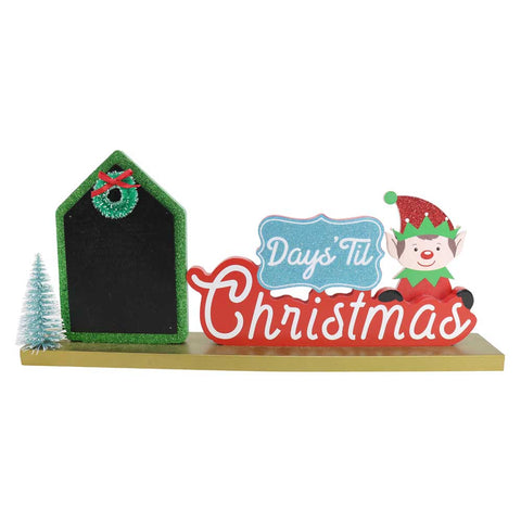 Elf Countdown Table Deco (33cm)