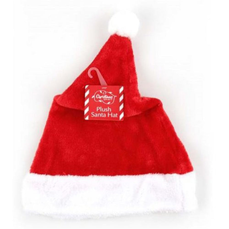 Deluxe Plush Santa Hat