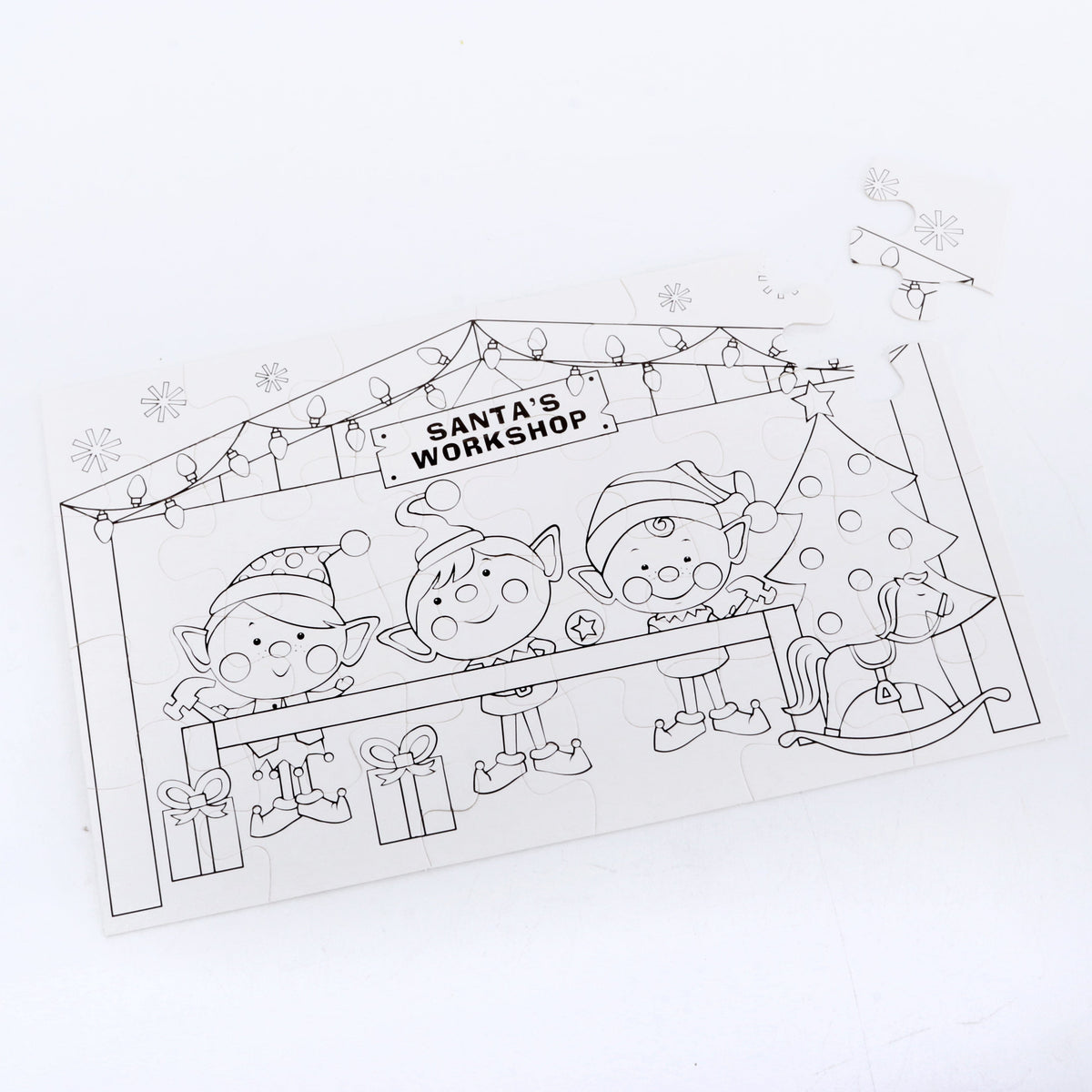 Christmas Colour-In Puzzle - View 2