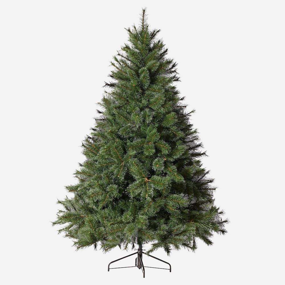 Bottle Brush Snow Tipped Tree 7ft (2.1m) - View 1