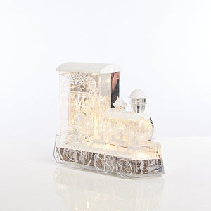 Light Up Train Engine with Winter Scene Asst - View 1