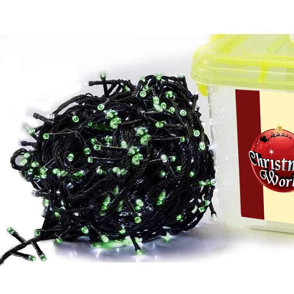 LED Fairy Lights Green (20m) - View 2