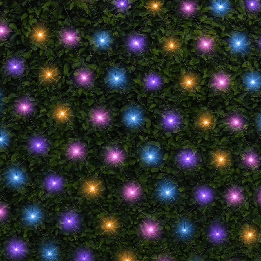 150 LED Solar Net Light Carnival