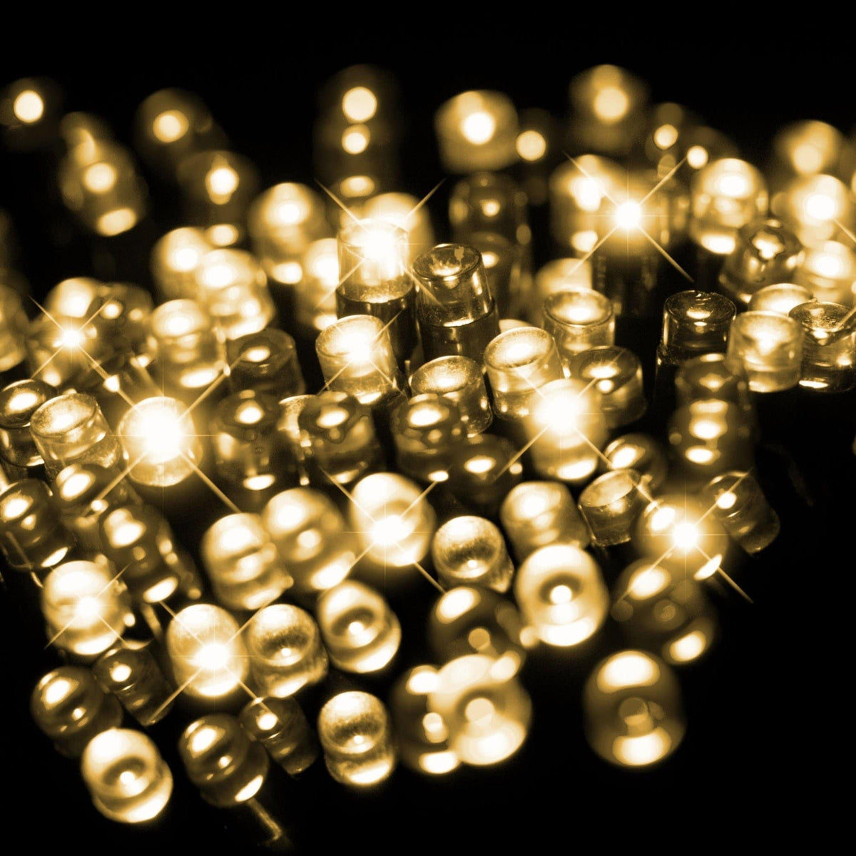 200 LED Solar Fairy Lights Warm White (15.9m) - View 1