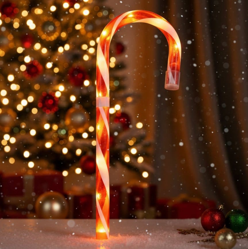 20 LED Battery Operated Candy Cane (75cm)