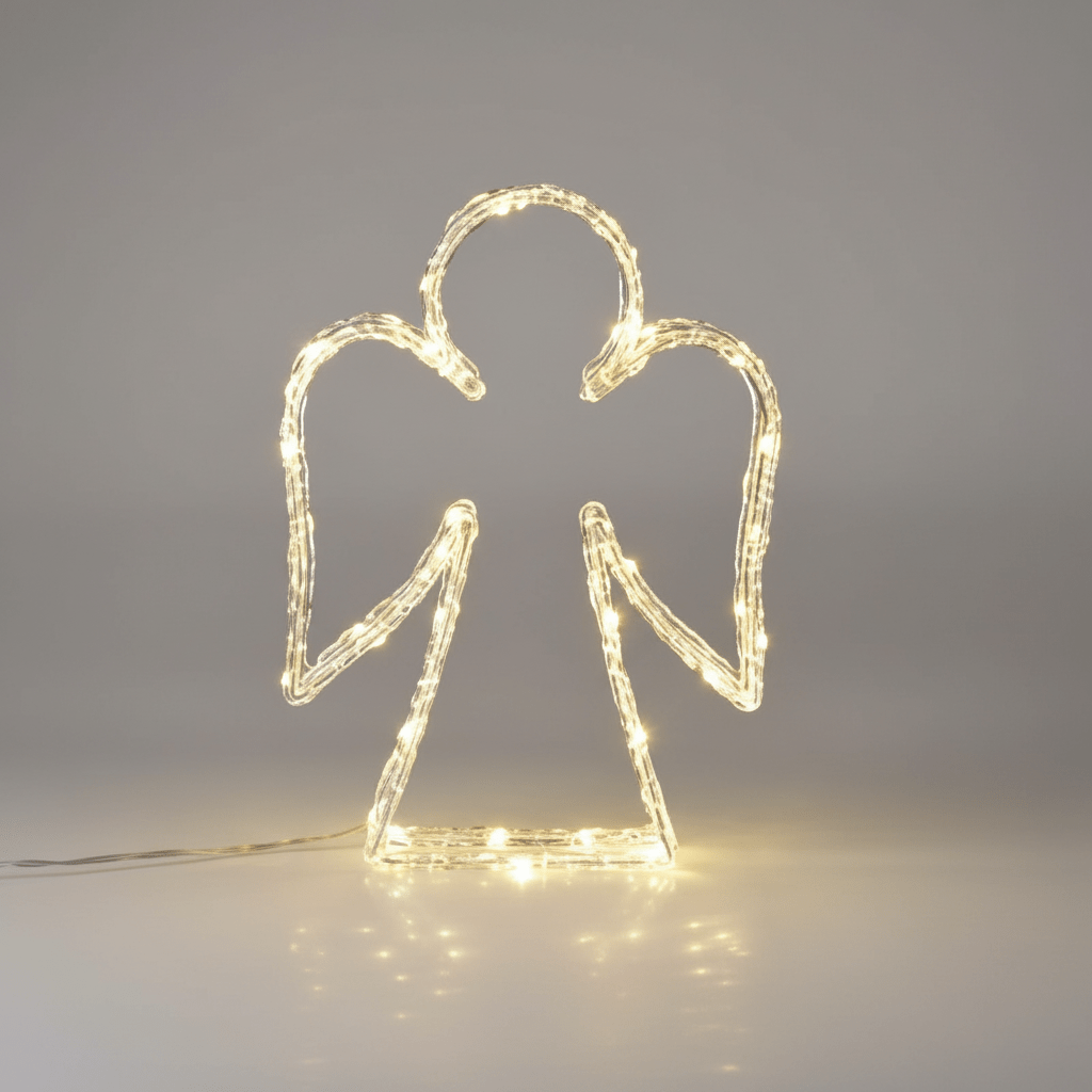 50 Battery LED Warm White Angel (23x31cm)