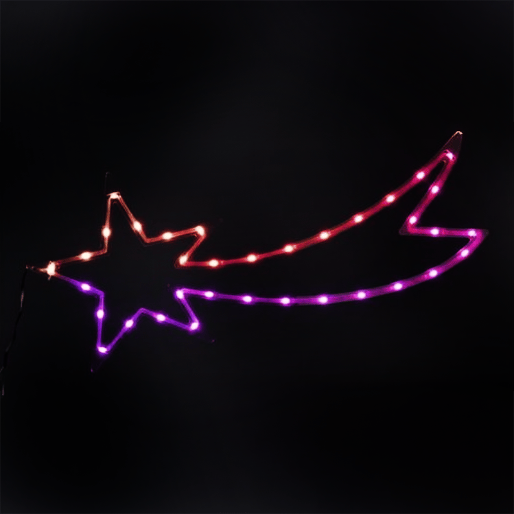 LED Colour Change Shooting Star Multicolour