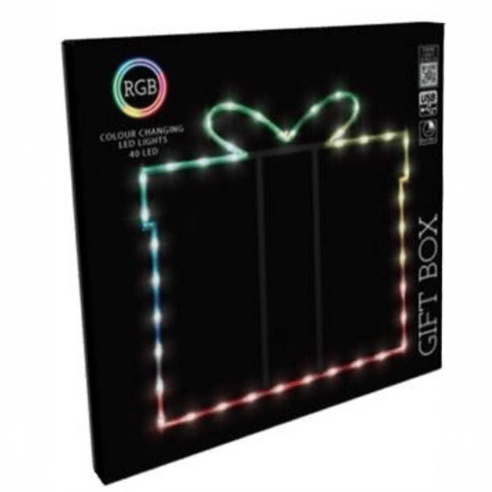 LED Colour Change Gift Box Multicolour