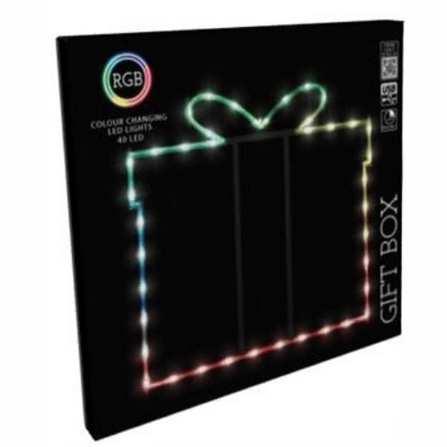 LED Colour Change Gift Box Multicolour