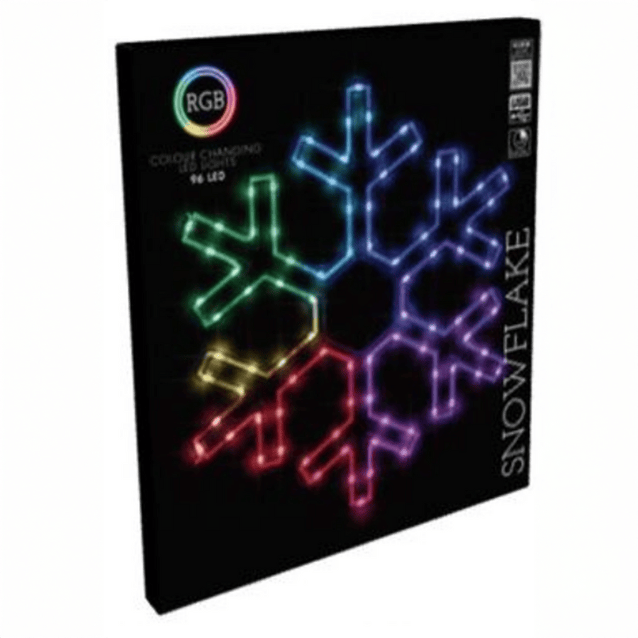 LED Colour Change Snowlflake