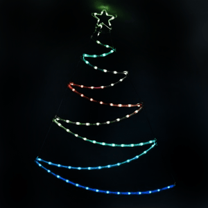 LED Colour Change Tree with Star Multicolour