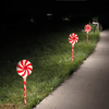 Candy Cane Yard Stakes (3pk)