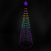 LED Colour Change Spiral Tree with Star (300cm)