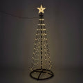 154 LED Strand Tree with Star Warm White (150cm)