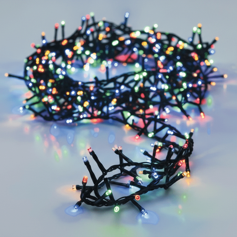 1000 LED Fairy Lights Multicolour (20m)