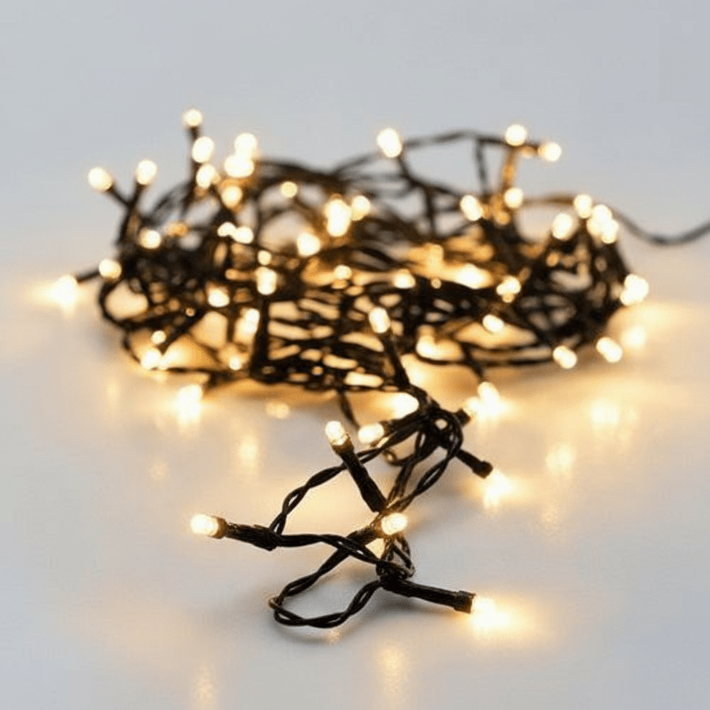 96 LED Battery Operated Fairy Lights Warm White (7.2m)