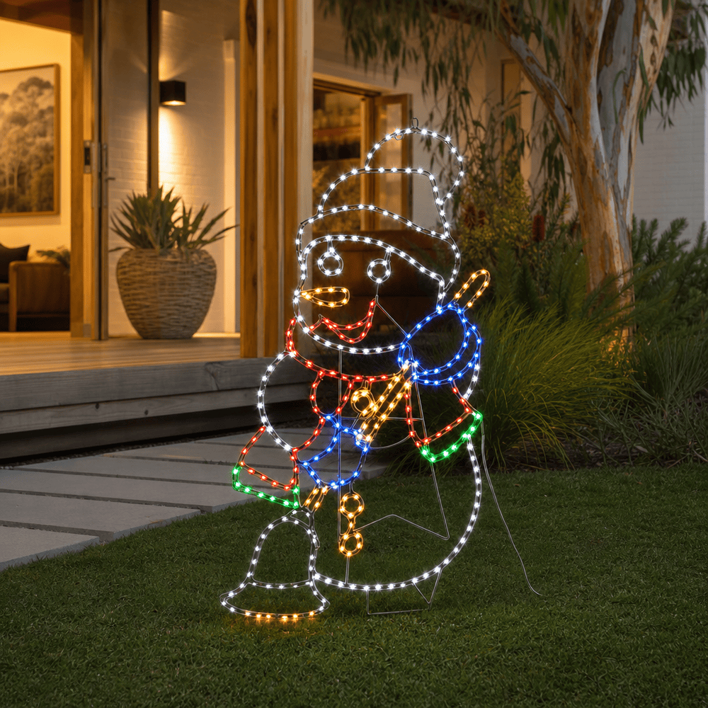 LED Snowman Motif (90cm) - lifestyle