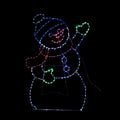 246 LED Waving Snowman Motif (79cm)