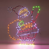 321 LED Waving Santa Motif (70cm)