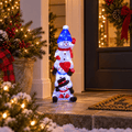 3D Acrylic Stack of 3 Cheeky Snowmen