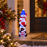 3D Acrylic Stack of 3 Cheeky Snowmen