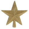 Glitter Star Tree Topper Gold (19cm)