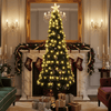 LED Fibre Optic Dual Spray Warm-Cool Tree (2.1m)