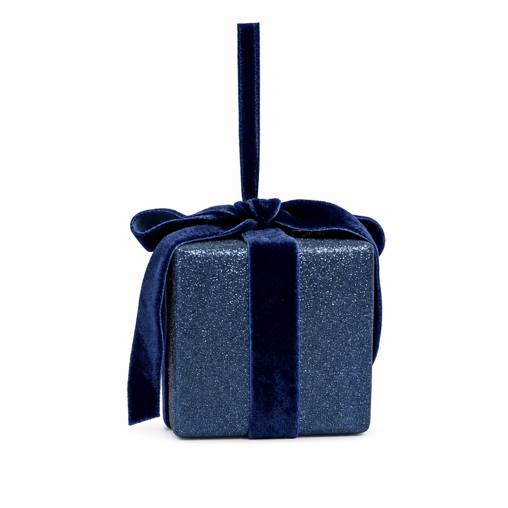 Festive Gift Box Ornament (8cm x10cm)