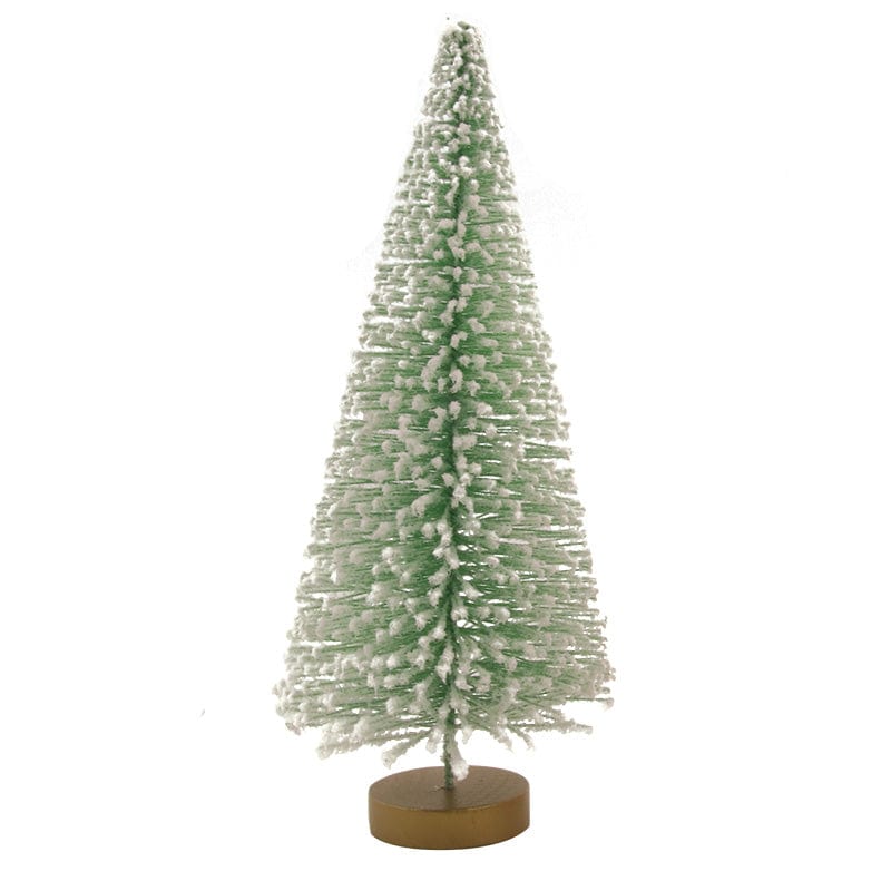 Mint Snowcapped Sisal Tree with Gold Base (24cm)