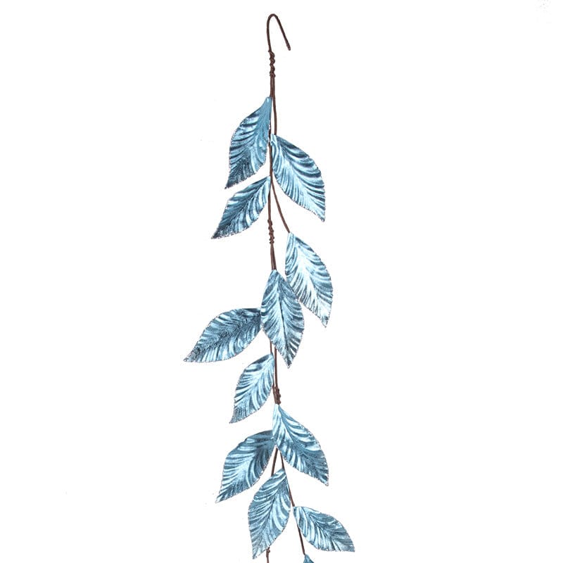 Blue or Lavender Leaf Garland 2 Asst (125cm)