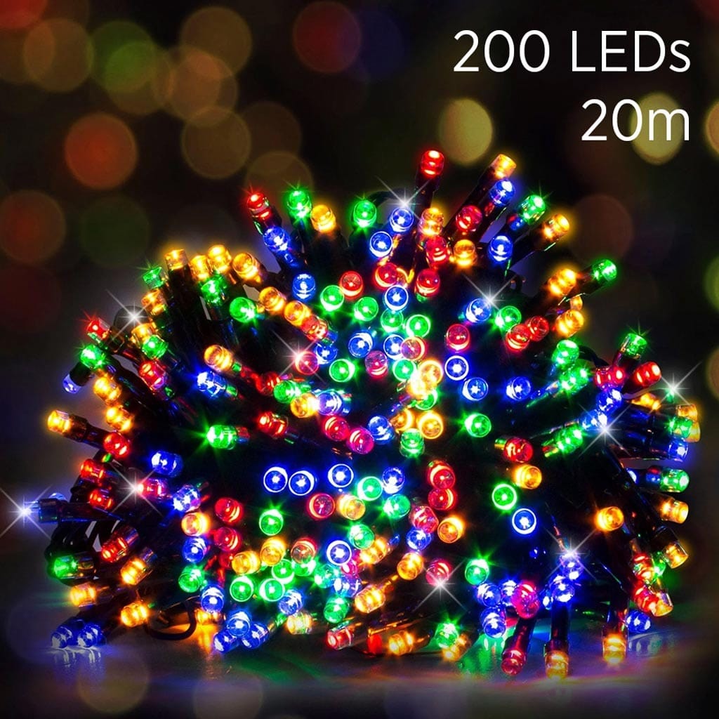 LED Fairy Lights Multi (20m) - View 3