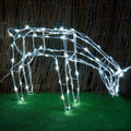 LED Solar Standing Reindeer