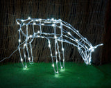 LED Solar Standing Reindeer