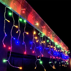 LED Multi Icicle Lights (20m) - View 2