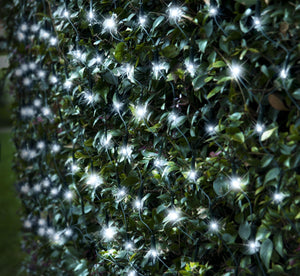 150 LED Solar Net Lights Cool White (2.3m x 1.3m) - View 1
