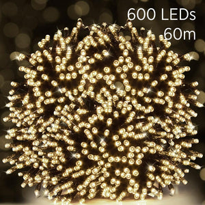 LED Fairy Lights Warm White (60m) - View 3