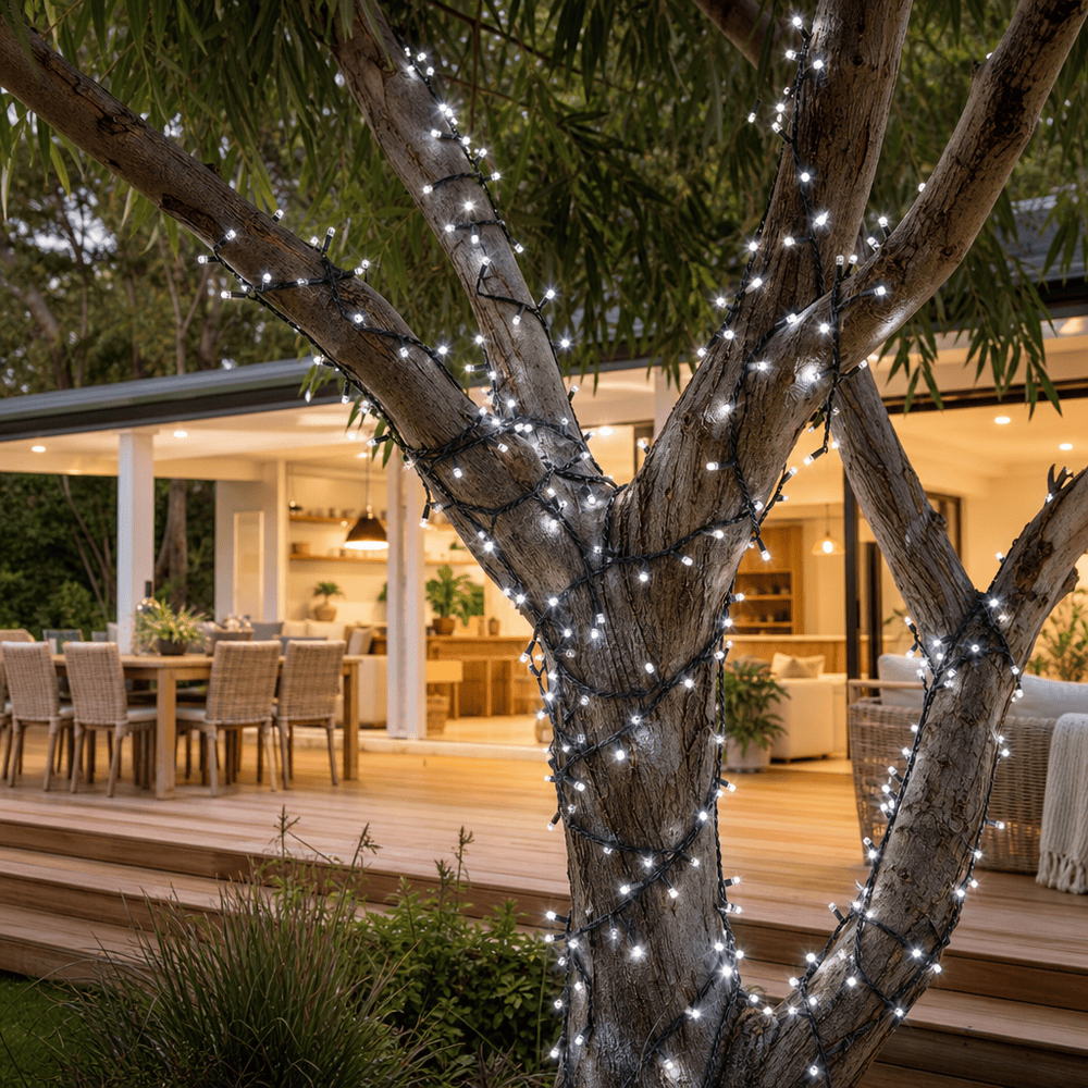 LED Fairy Lights White (40m) - lifestyle