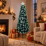 Fibre Optic Tree Slim with Cool White LEDs (1.5m) - View 1