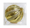 Fluted Glitter Bauble  (15cm)