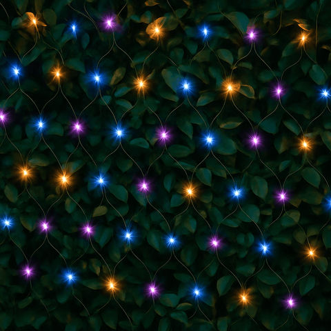 250 LED Solar Net Light Carnival