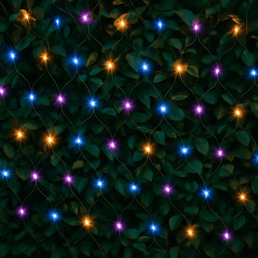 250 LED Solar Net Light Carnival