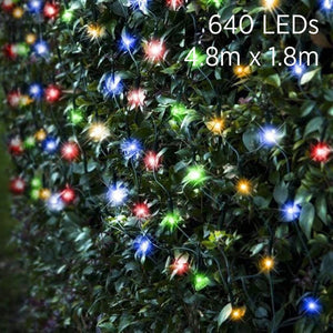 LED Multicoloured Net Light (4.8m) - View 4