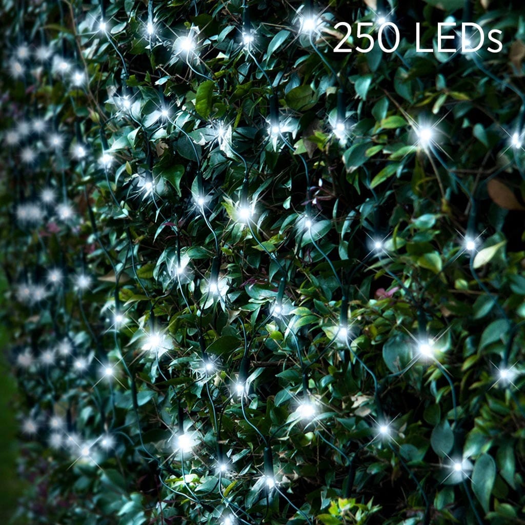 250 LED Solar Net Light White - View 2