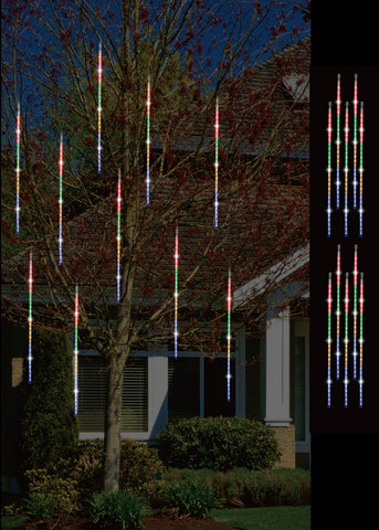 LED Digital Snow Tube Multicolour 10pc (50cm)